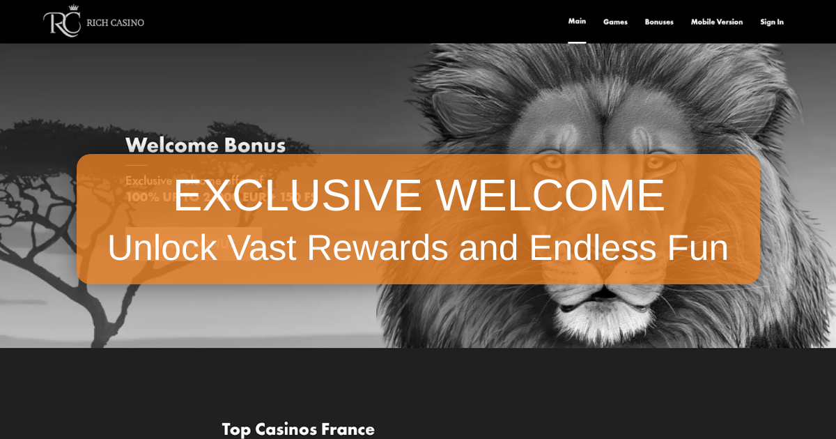 Rich Casino - Canada's Fast Payout Casino Experience